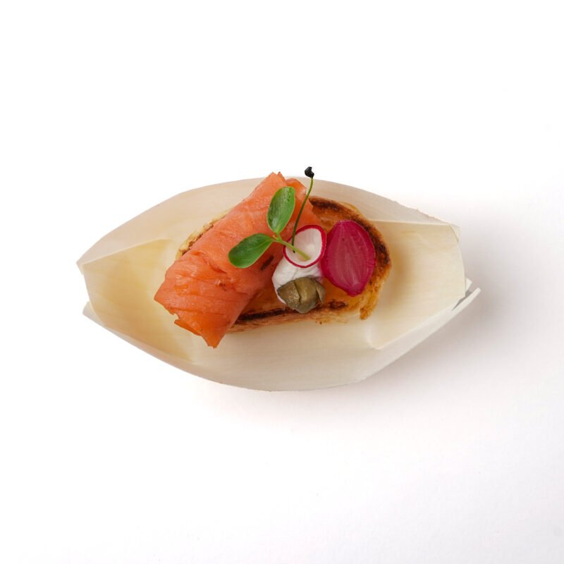 Smoked Salmon in Crispy Croissant