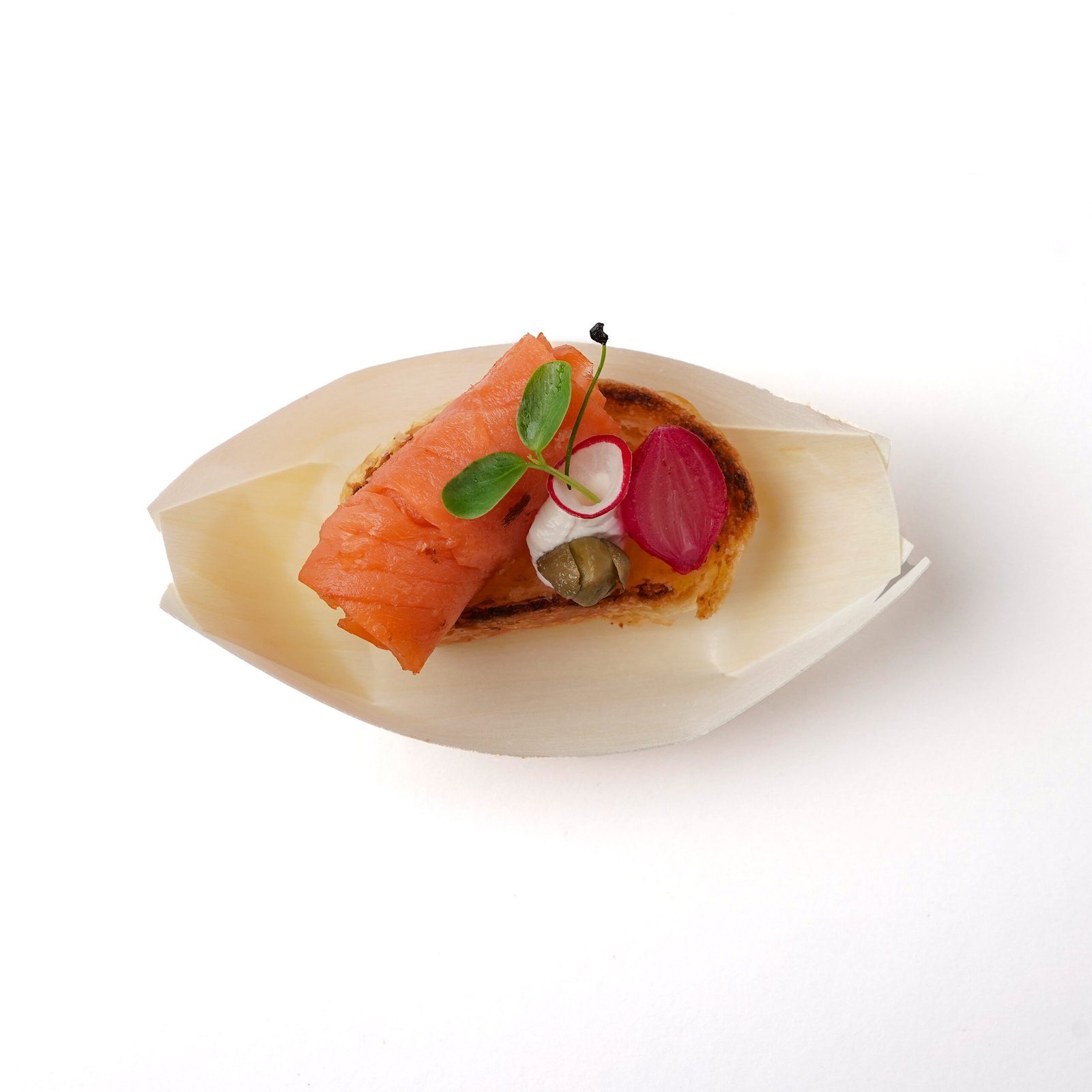 Smoked Salmon in Crispy Croissant