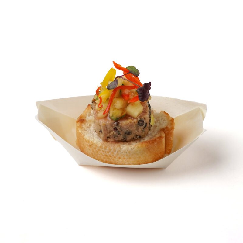 Peppered Tuna with Mango Salsa